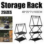 2 Tier Fold Storage Racks Home Organiser | StorageOZ