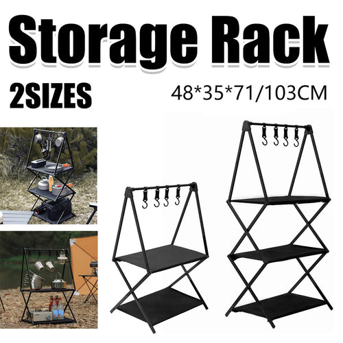 2 Tier Fold Storage Racks Home Organiser | StorageOZ