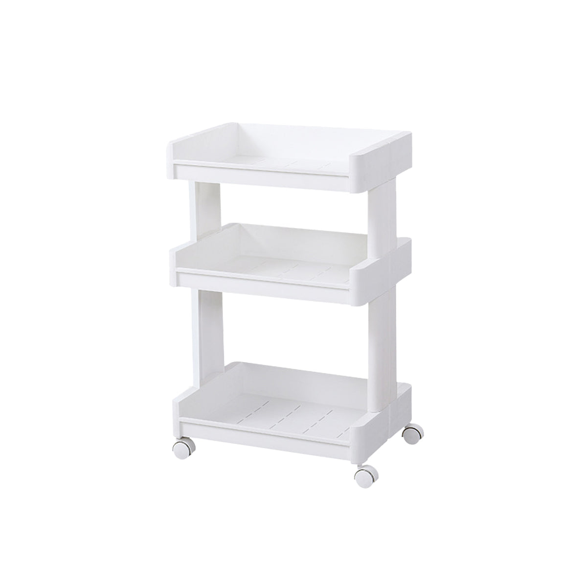 3 Tier Rolling Bathroom Cart Two Widths Set | StorageOZ
