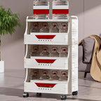 3 Tier Storage Carts Two Colours Organiser | StorageOZ