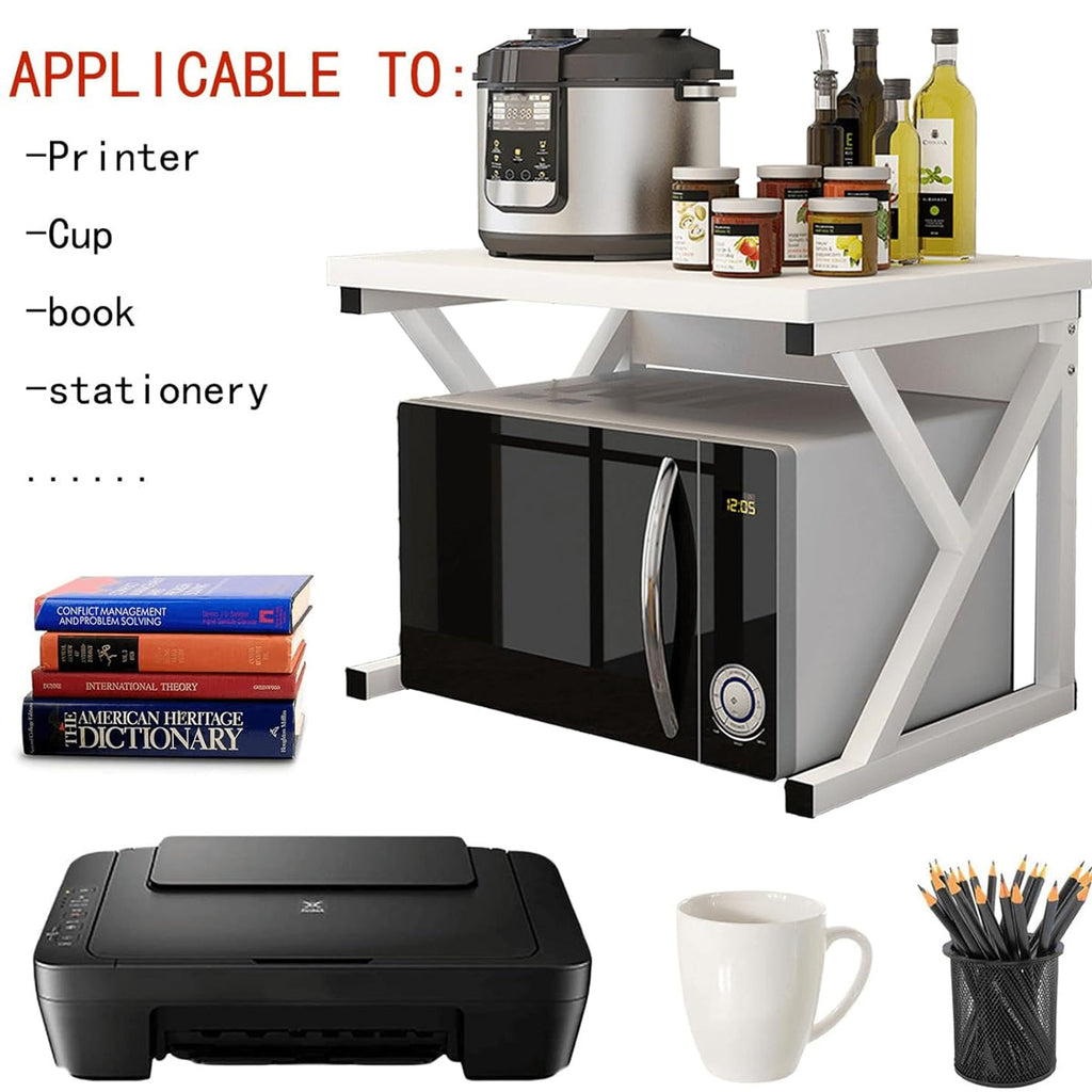 Microwave Stand Storage Rack Two Colours | StorageOZ