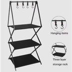 2 Tier Fold Storage Racks Home Organiser | StorageOZ