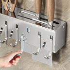 Stainless Wall Knife Rack Two Lengths Set | StorageOZ