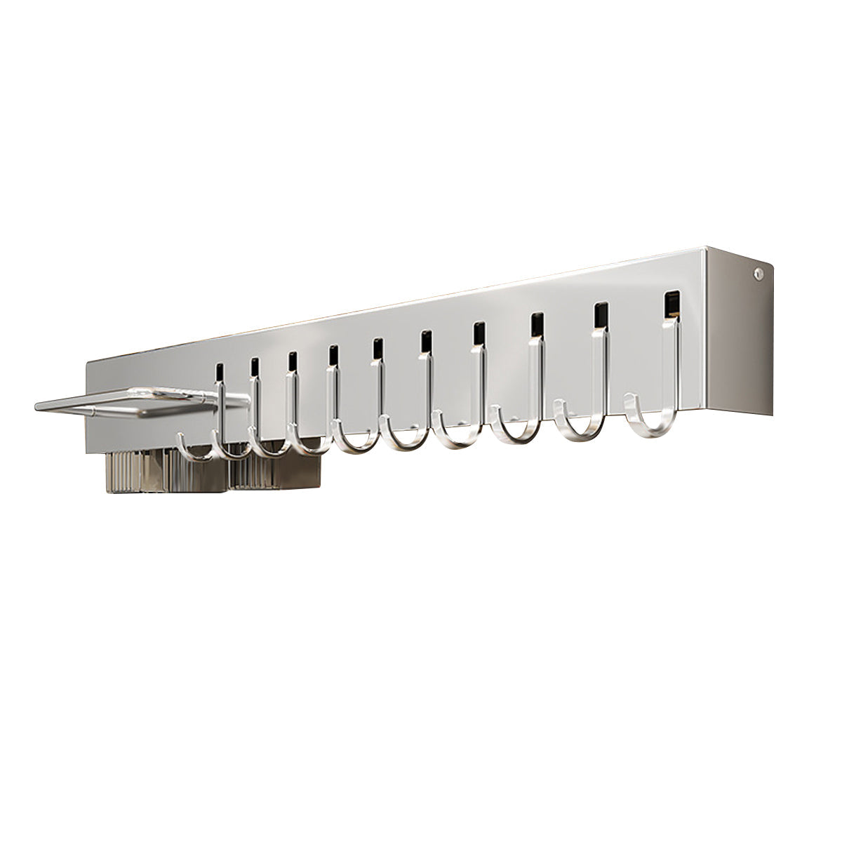 Stainless Wall Knife Rack Two Lengths Set | StorageOZ