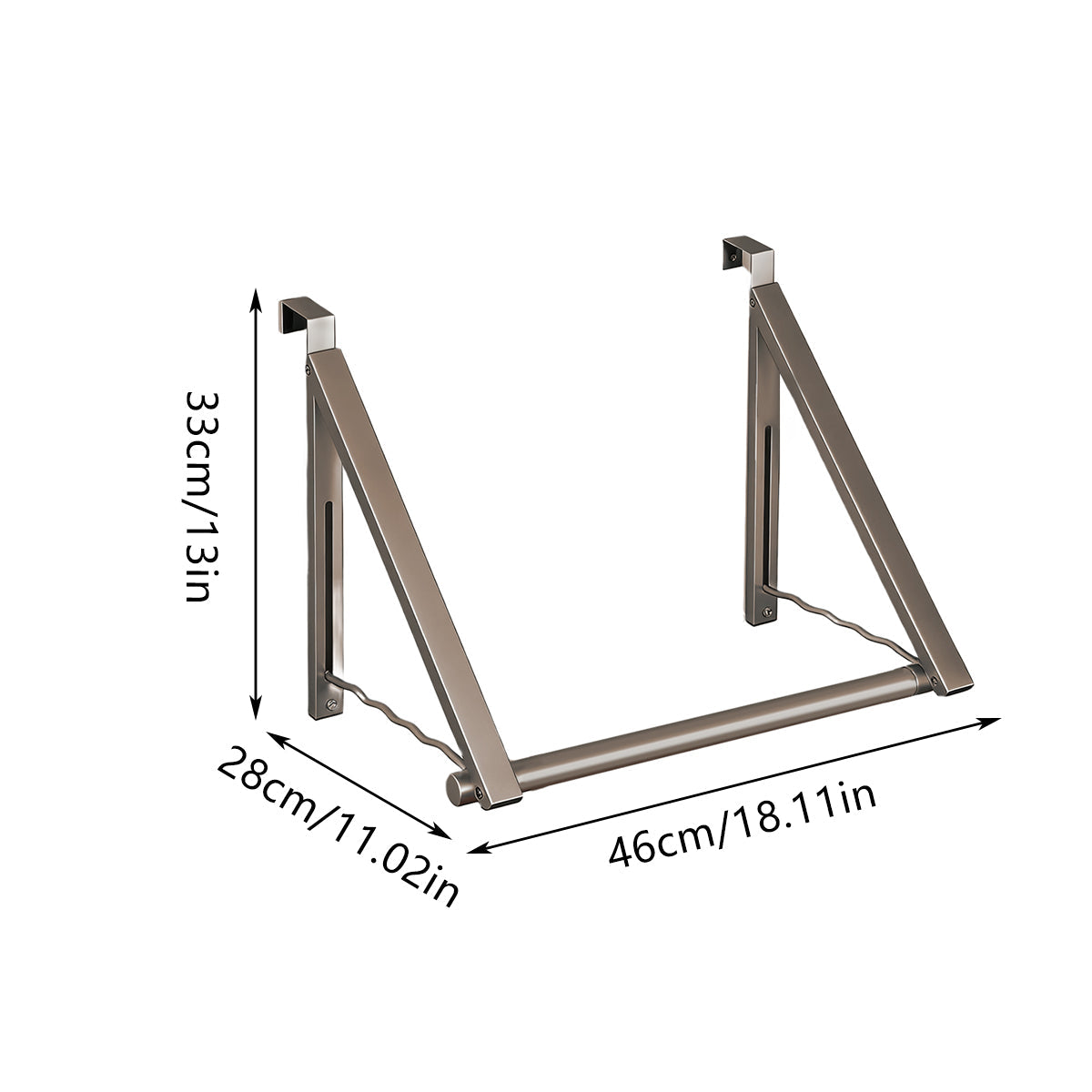 Over Door Clothes Rack Two Colours Organiser | StorageOZ