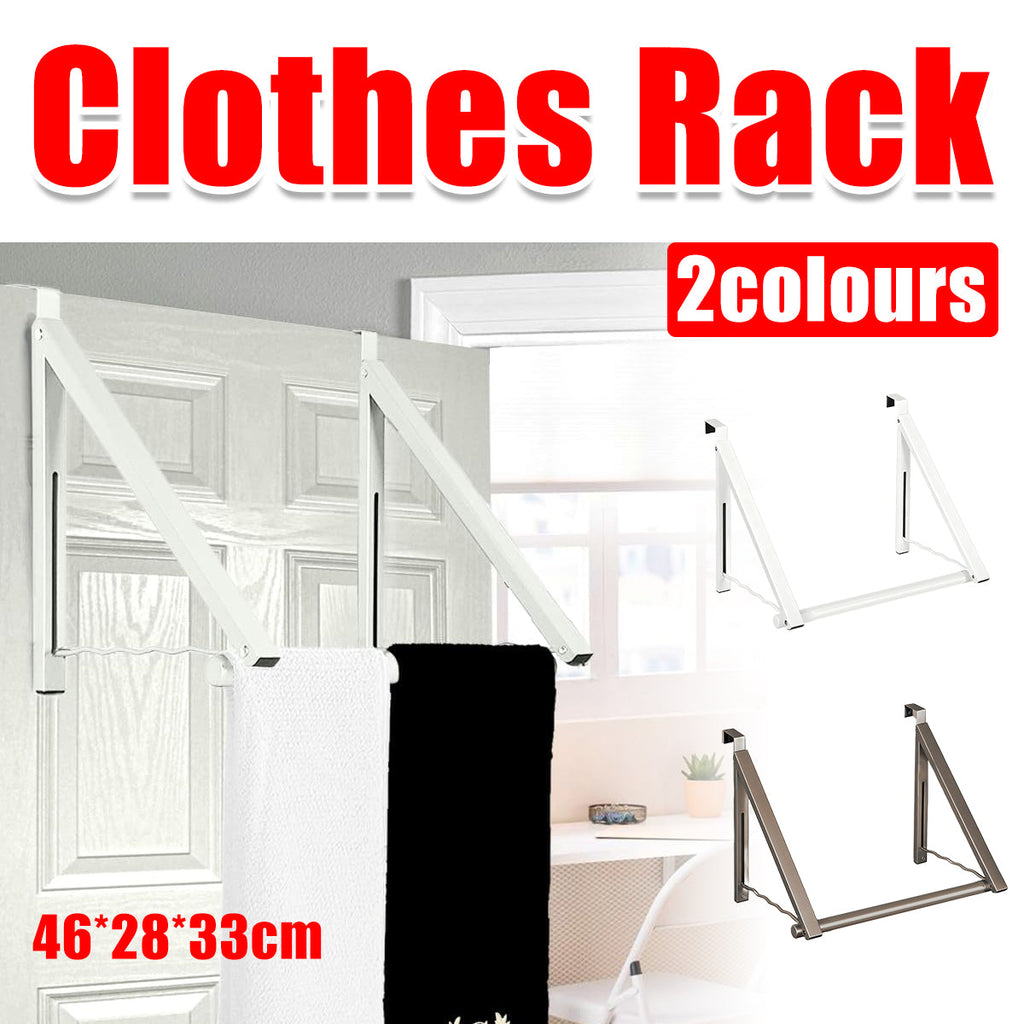 Over Door Clothes Rack Two Colours Organiser | StorageOZ