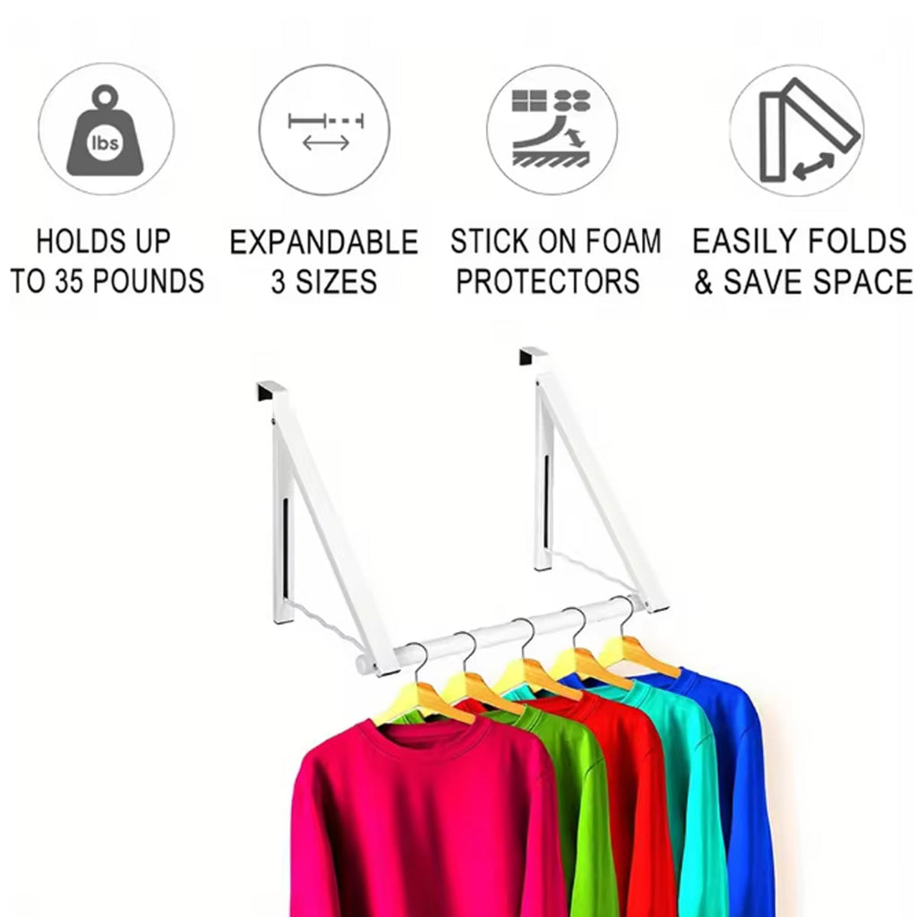 Over Door Clothes Rack Two Colours Organiser | StorageOZ