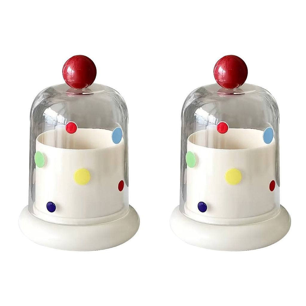 2 Pcs Cotton Swab Storage Boxes Organiser | StorageOZ