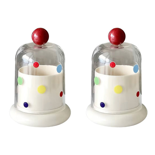 2 Pcs Cotton Swab Storage Boxes Organiser | StorageOZ