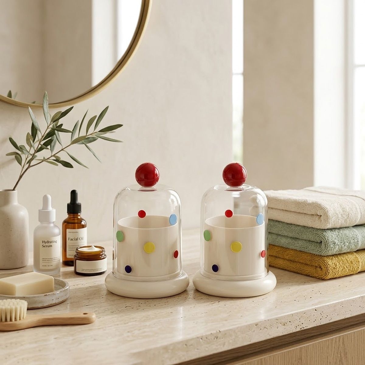 2 Pcs Cotton Swab Storage Boxes Organiser | StorageOZ