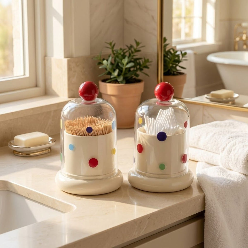2 Pcs Cotton Swab Storage Boxes Organiser | StorageOZ