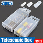 20 Pcs Mini Telescopic Storage Boxes Three Sizes | StorageOZ