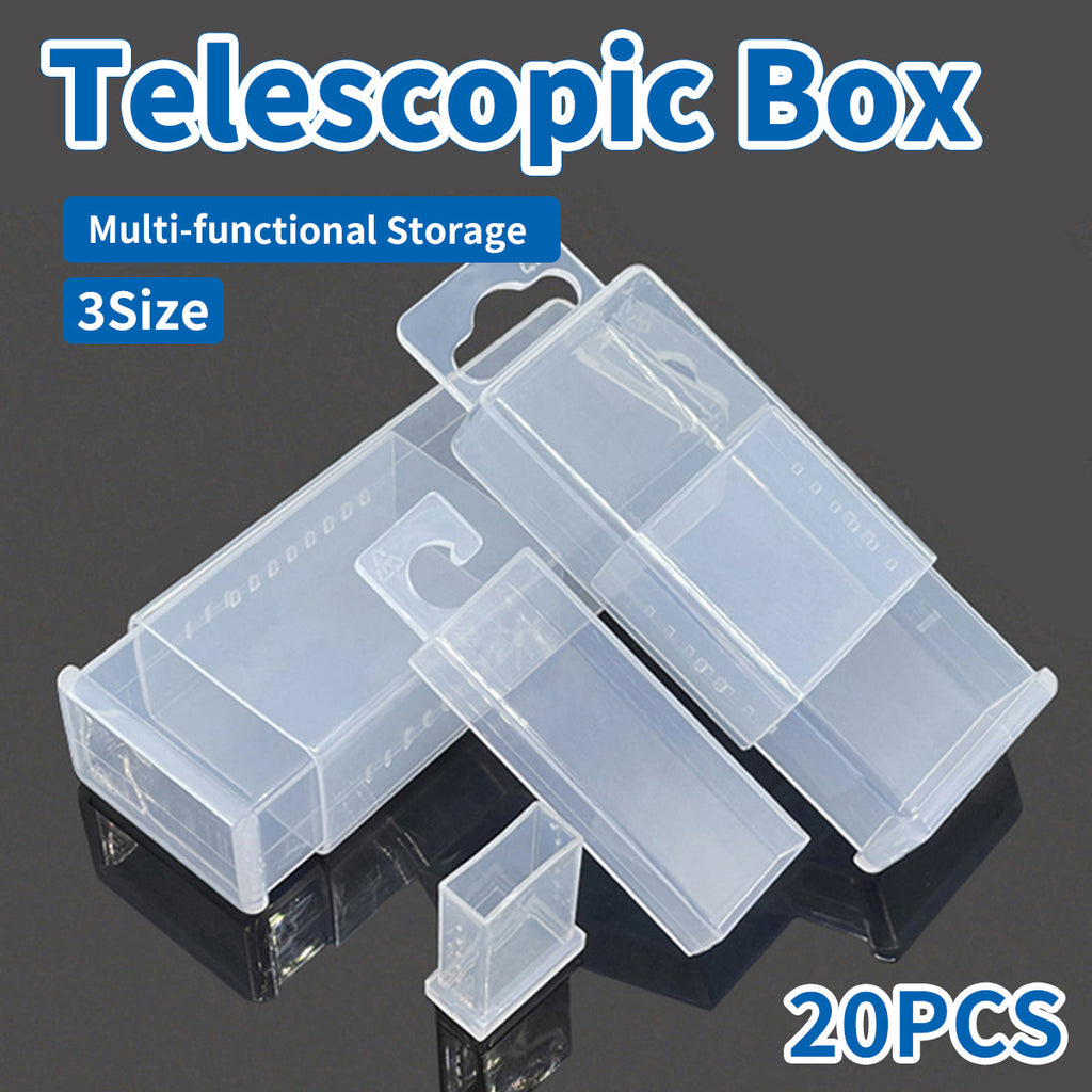 20 Pcs Mini Telescopic Storage Boxes Three Sizes | StorageOZ