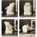 Head Shaped Desktop Tissue Box Three Colours | StorageOZ