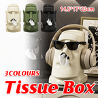 Head Shaped Desktop Tissue Box Three Colours | StorageOZ