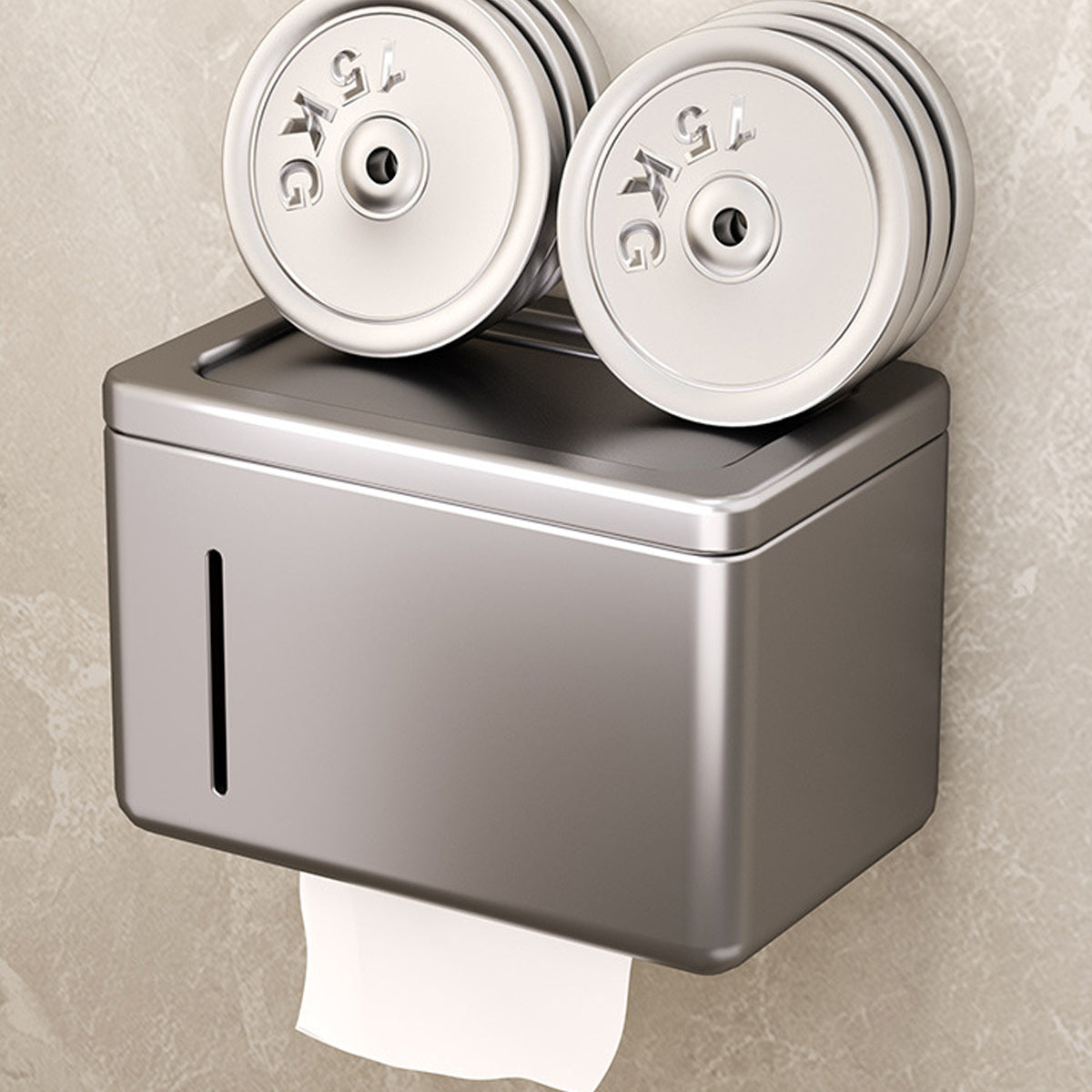 Wall Toilet Paper Box Two Colours Organiser | StorageOZ