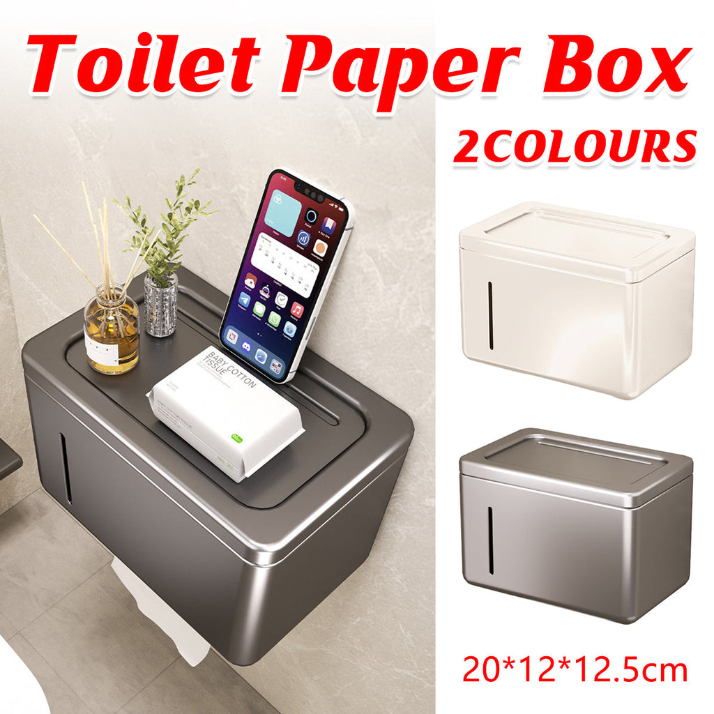 Wall Toilet Paper Box Two Colours Organiser | StorageOZ
