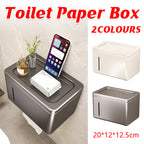 Wall Toilet Paper Box Two Colours Organiser | StorageOZ