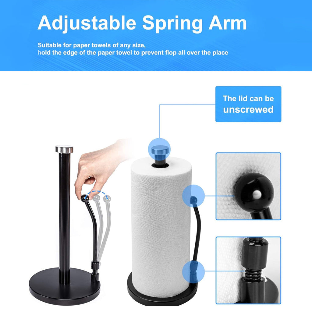 Stainless Paper Towel Holder Two Colours | StorageOZ