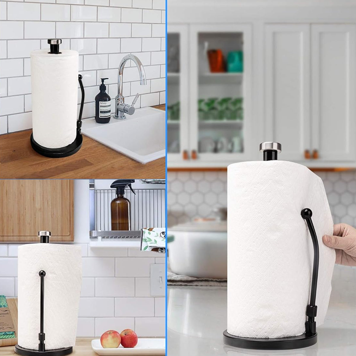 Stainless Paper Towel Holder Two Colours | StorageOZ