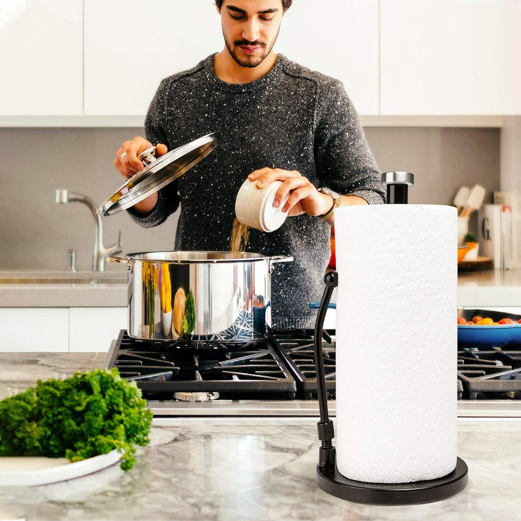 Stainless Paper Towel Holder Two Colours | StorageOZ