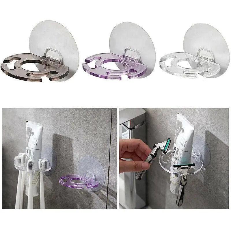 Suction Wall Toothbrush Holder Organiser | StorageOZ