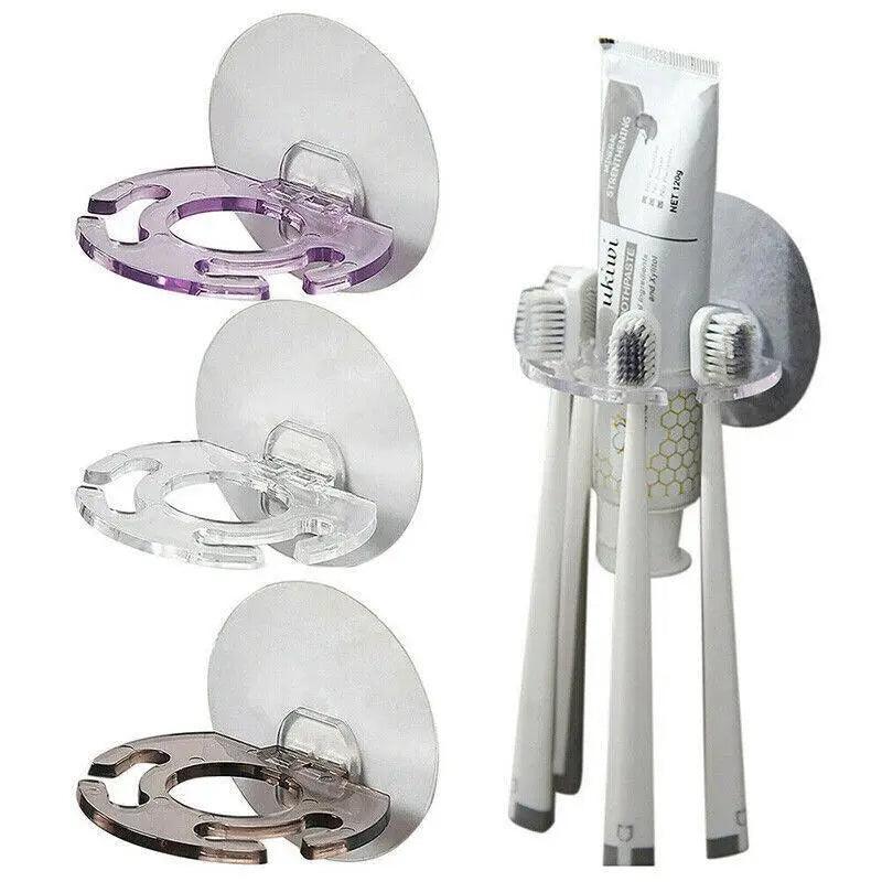 Suction Wall Toothbrush Holder Organiser | StorageOZ