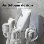Suction Wall Toothbrush Holder Organiser | StorageOZ