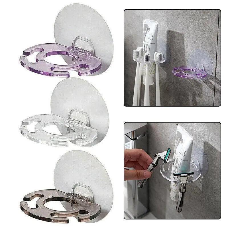 Suction Wall Toothbrush Holder Organiser | StorageOZ