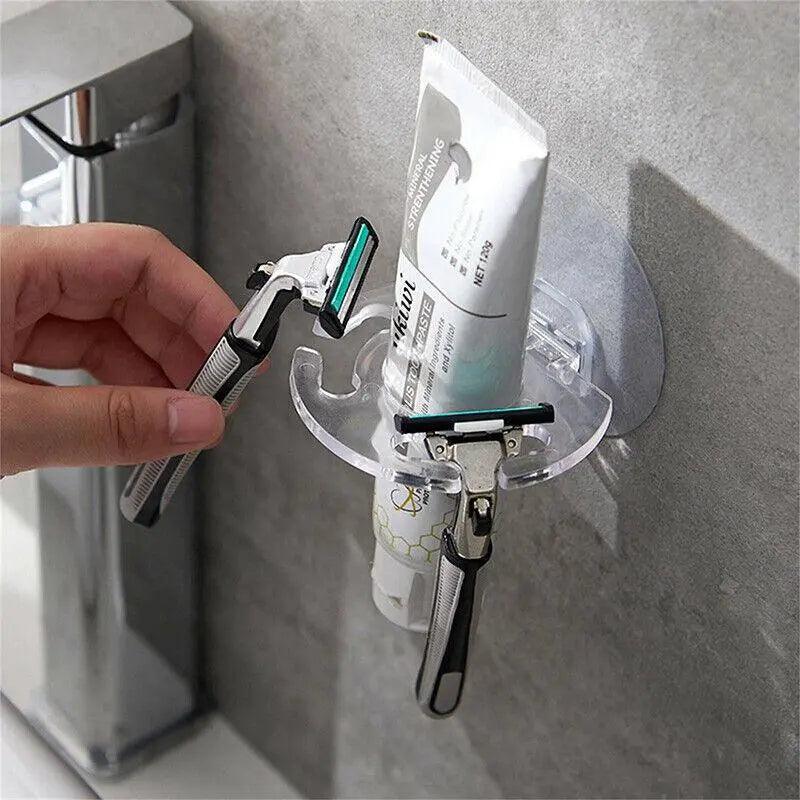 Suction Wall Toothbrush Holder Organiser | StorageOZ