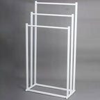 White Bathroom Towel Storage Rack Organiser | StorageOZ