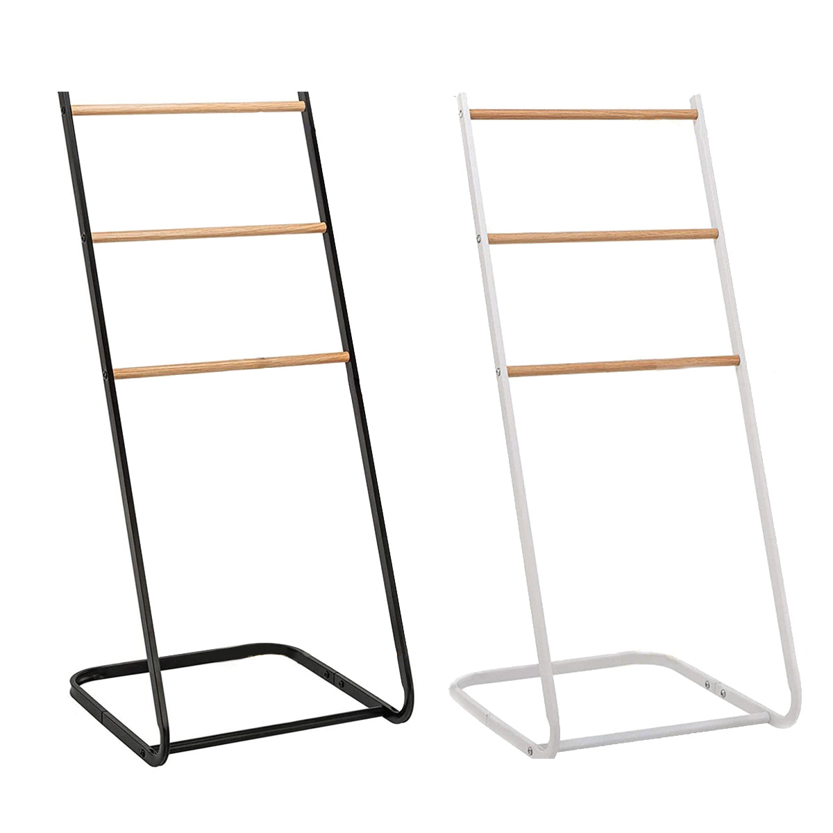L Shaped Towel Drying Rack Two Colours Set | StorageOZ