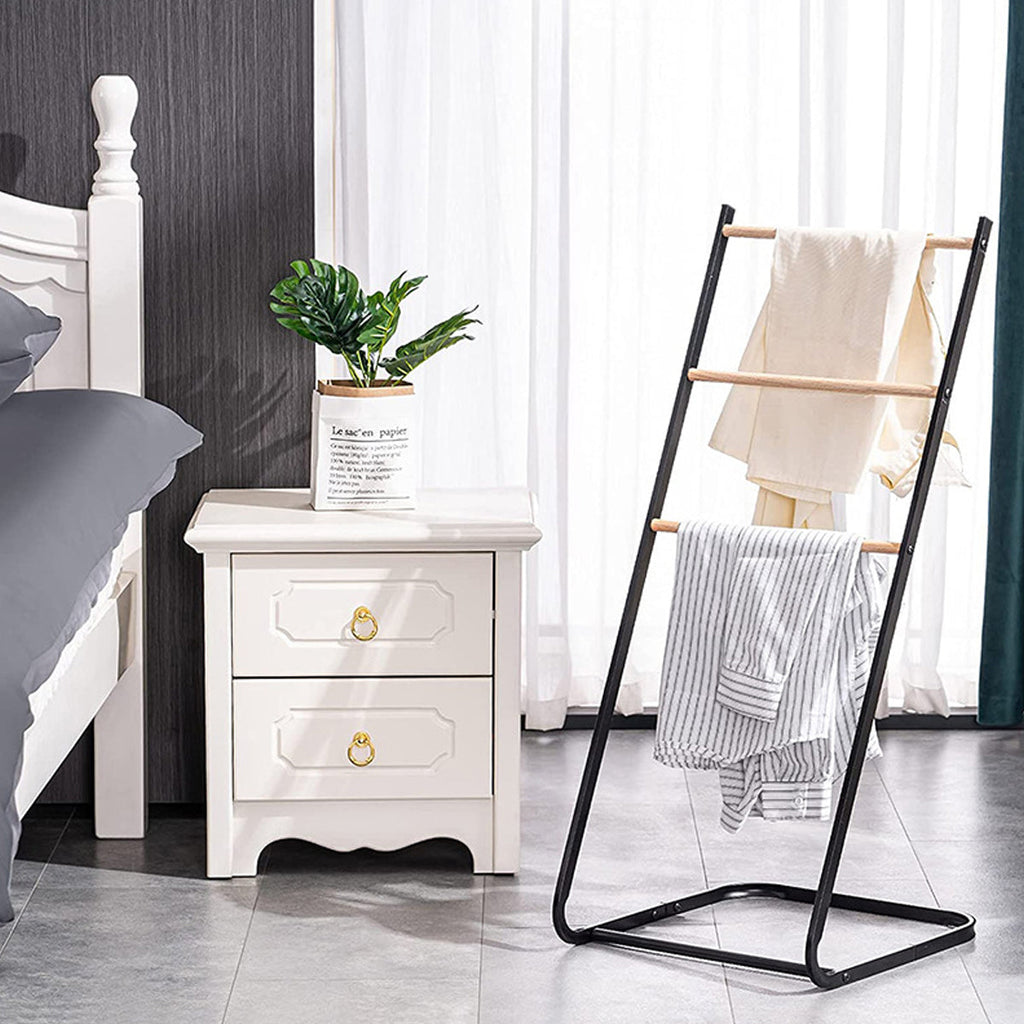 L Shaped Towel Drying Rack Two Colours Set | StorageOZ