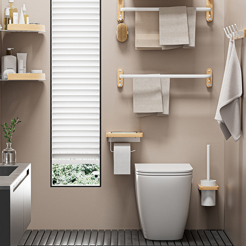Towel Racks Two Colours Bath Organiser Set | StorageOZ