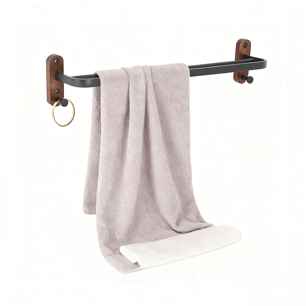 Towel Racks Two Colours Bath Organiser Set | StorageOZ