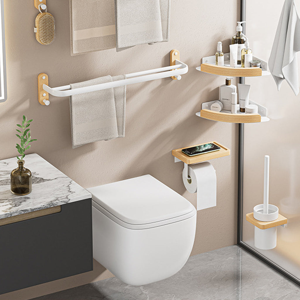 Towel Racks Two Colours Bath Organiser Set | StorageOZ