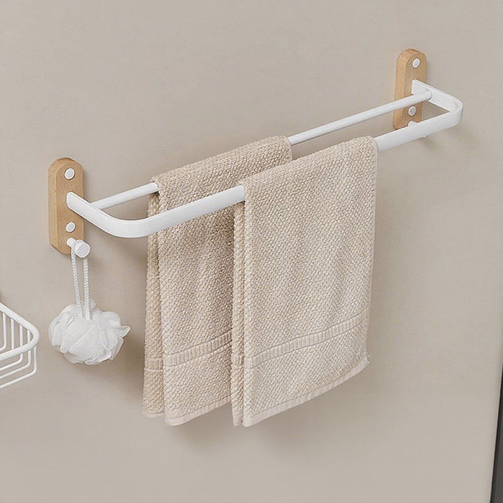 Towel Racks Two Colours Bath Organiser Set | StorageOZ