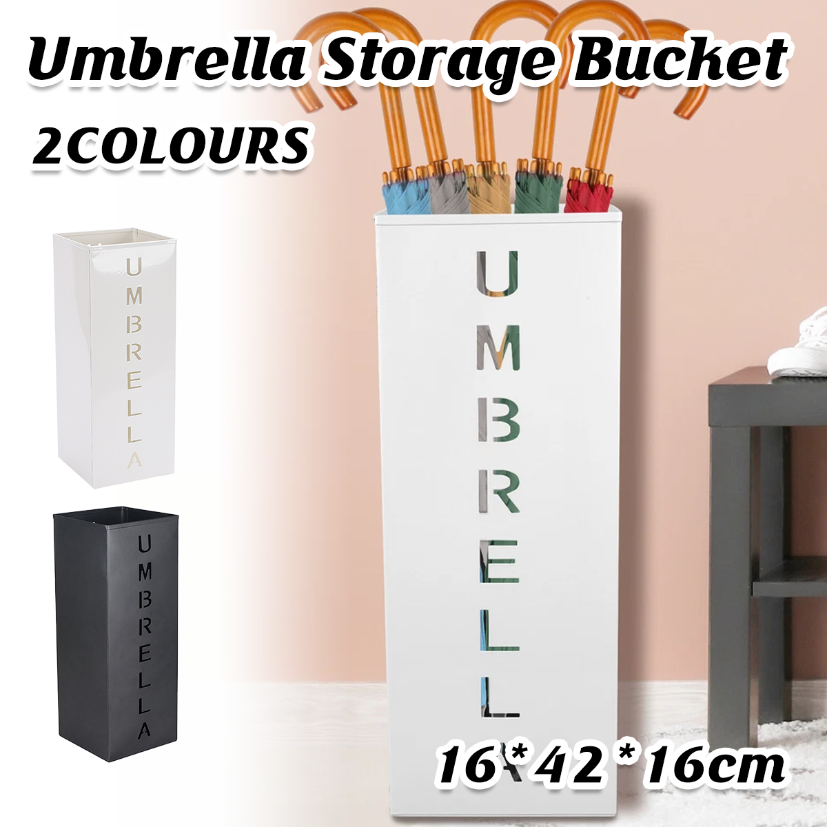 Letter Trash Buckets Two Colours Organiser | StorageOZ