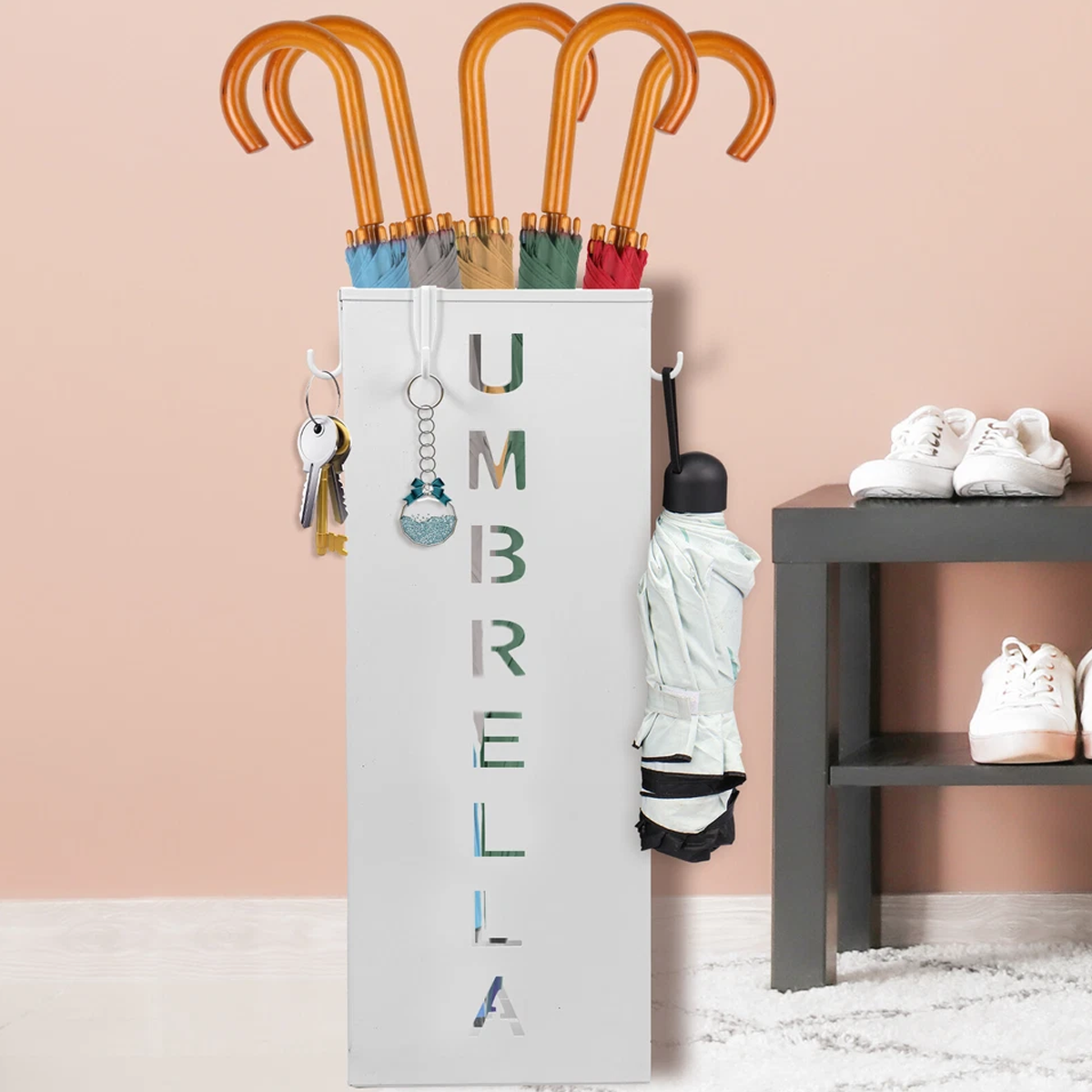 Letter Trash Buckets Two Colours Organiser | StorageOZ