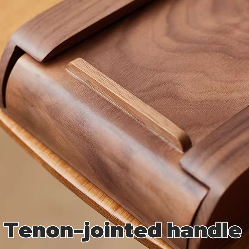 Walnut Pull Out Desk Drawer Box Organiser | StorageOZ