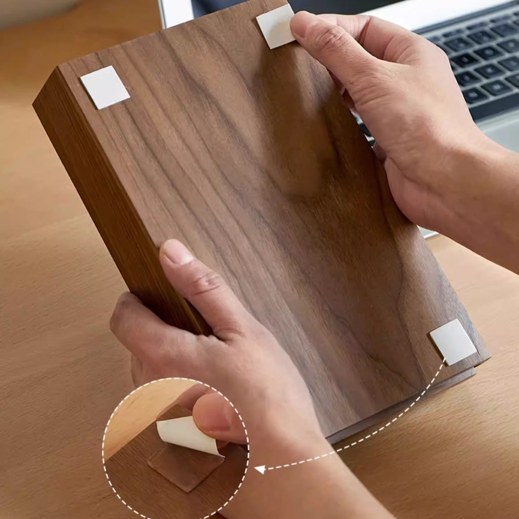 Walnut Pull Out Desk Drawer Box Organiser | StorageOZ