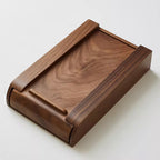 Walnut Pull Out Desk Drawer Box Organiser | StorageOZ