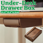 Walnut Pull Out Desk Drawer Box Organiser | StorageOZ