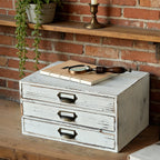 3 Drawer Wood Organiser Two Colours Rack | StorageOZ