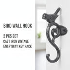 2 Pcs Bird Shape Wall Hook Storage Organiser | StorageOZ