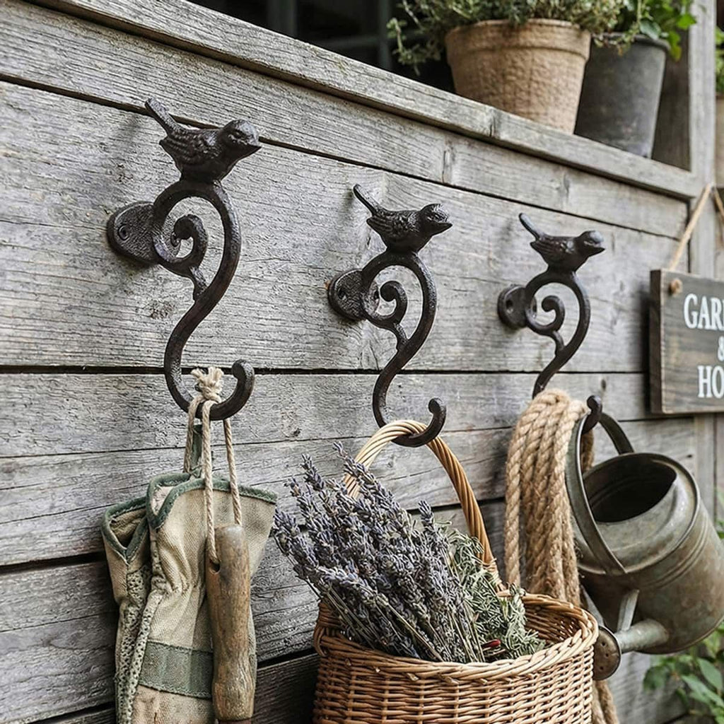 2 Pcs Bird Shape Wall Hook Storage Organiser | StorageOZ