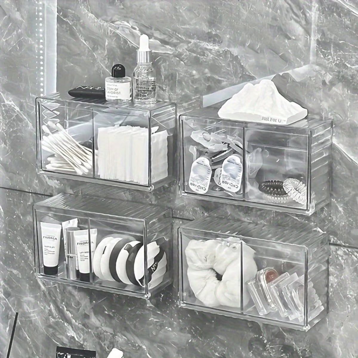 Wall Mount Makeup Storage Box Home Organiser | StorageOZ