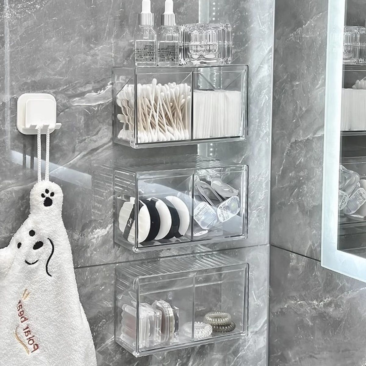 Wall Mount Makeup Storage Box Home Organiser | StorageOZ