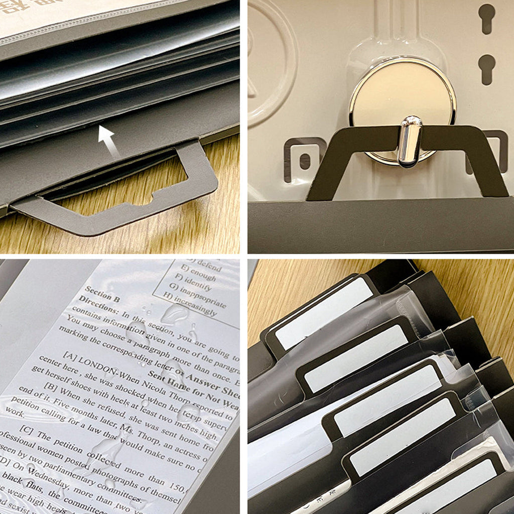 Wall File Bags Two Colours Desk Organiser | StorageOZ
