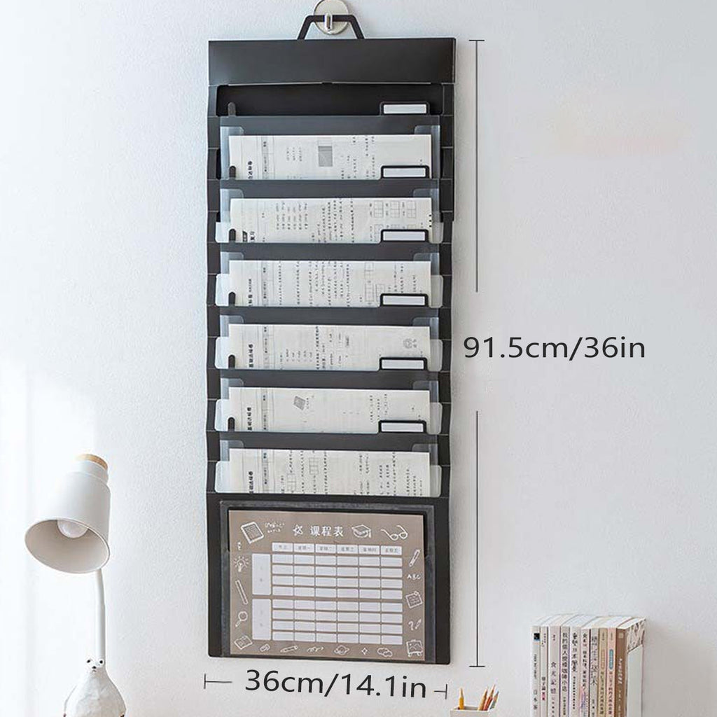 Wall File Bags Two Colours Desk Organiser | StorageOZ